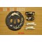 Japanese Samurai Sword Crane Theme Brass Tsuba Fittings